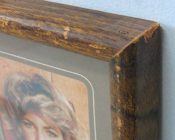 【Intercraft】ウッド柄・デッドストック未使用・ヴィンテージ・フォトフレーム/額縁 USA