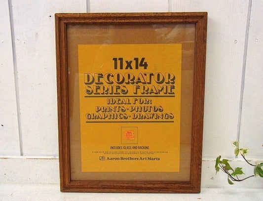 【Aaron Brothers】デッドストック・ヴィンテージ・木製フレーム/額縁/フォトフレーム