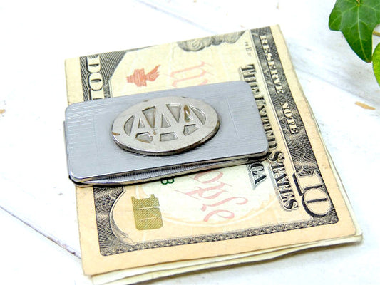 【AAA・トリプルエー】USA・ポケットナイフ・折り畳み式・ヴィンテージ・マネークリップ