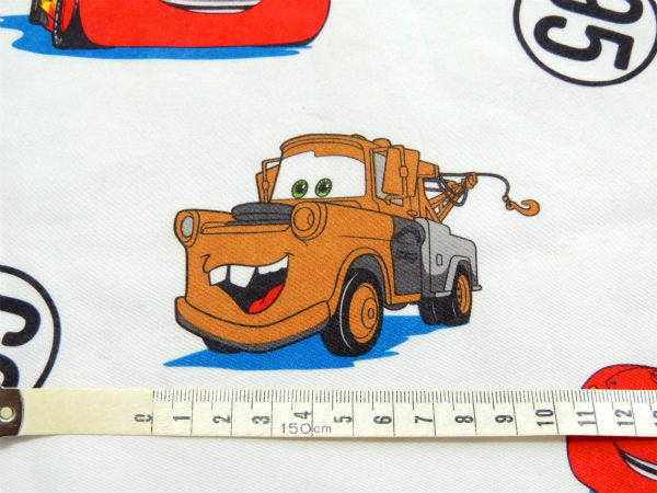 【カーズ】CARS・ライトニング マックィーン&メーター&95柄・ユーズドシーツ(フラットタイプ)