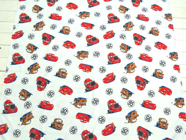 【カーズ】CARS・ライトニング マックィーン&メーター&95柄・ユーズドシーツ(フラットタイプ)