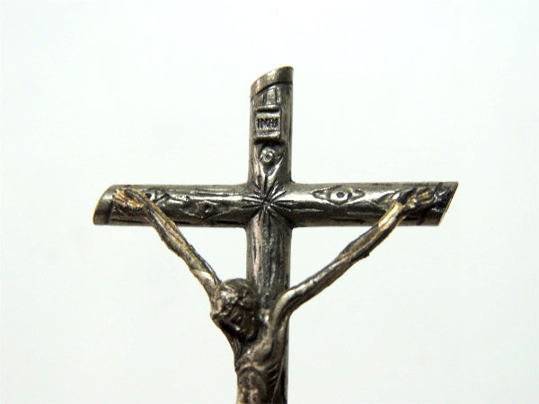 【金属製×大理石】細工・アンティーク・クロス・十字架・キリスト・教会・USA