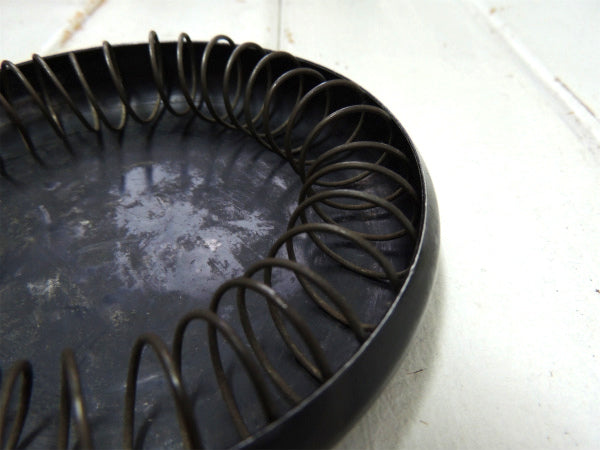 【スプリング コイル】ワイヤー×スチール製・ヴィンテージ・灰皿・アシュトレイ・USA