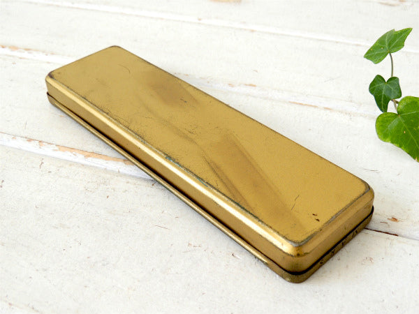 【ドイツ製・MARS・STAEDTLER】ヴィンテージ・ペンシルケース+鉛筆2本付き・TIN缶