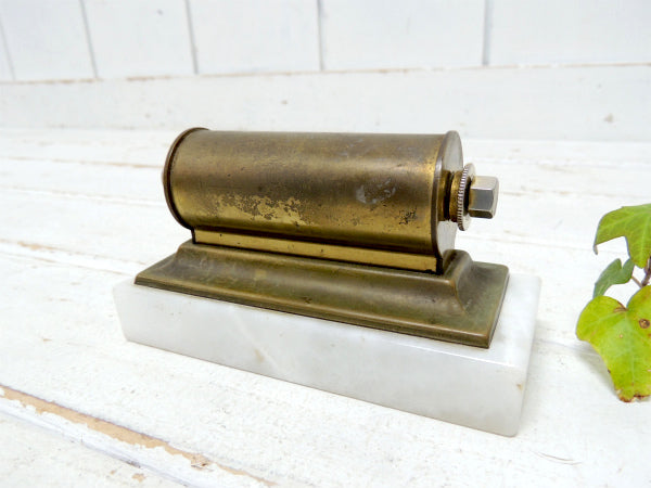 【大理石×真鍮製】ミッドセンチュリー・アンティーク・デスクカレンダー・卓上カレンダー USA