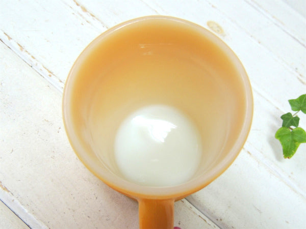 【Fire King】ファイヤーキング・イエロー・バレルマグ/レンジャーマグ USA