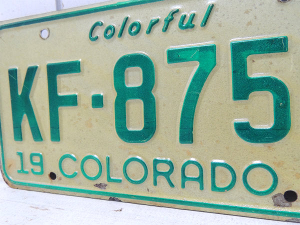 【Colorful・1973's】コロラド州・ヴィンテージ・ナンバープレート・カーライセンスプレート