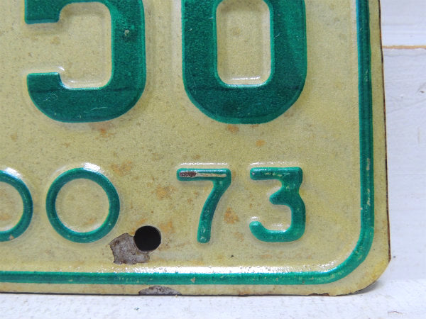 【Colorful・1973's】コロラド州・ヴィンテージ・ナンバープレート・カーライセンスプレート