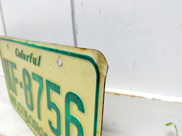 【Colorful・1973's】コロラド州・ヴィンテージ・ナンバープレート・カーライセンスプレート