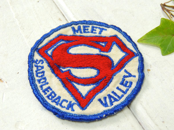 【S】MEET SADDLEBACK  VALLEY・ヴィンテージ・ワッペン/刺繍ワッペン