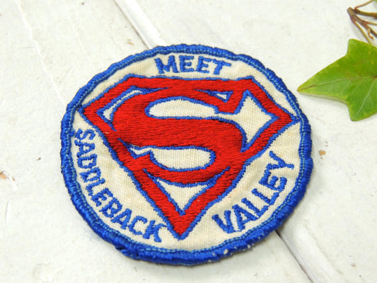 【S】MEET SADDLEBACK  VALLEY・ヴィンテージ・ワッペン/刺繍ワッペン