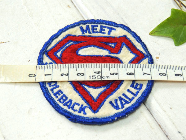 【S】MEET SADDLEBACK  VALLEY・ヴィンテージ・ワッペン/刺繍ワッペン