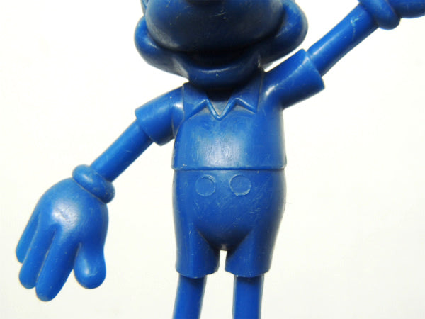 【1978's・ミッキーマウス】Mickey Mouse・USA・ヴィンテージ・ドール・フィギア・青