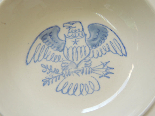 1776's・Calif アメリカンイーグル・3星・セラミック製・ヴィンテージ・灰皿/アシュトレイ