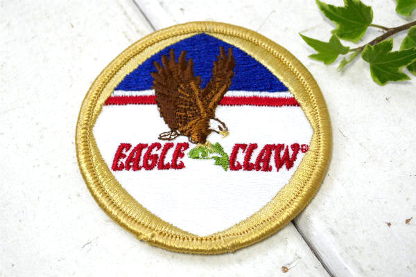 EAGLE CLAW 釣具 ブランド 70's デッドストック ヴィンテージ 刺繍 ワッペン パッチ ファッション USA