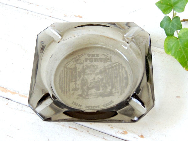 1960's・カリフォルニア THE FORT・大砲&星条旗・パームデザート・ヴィンテージ・灰皿