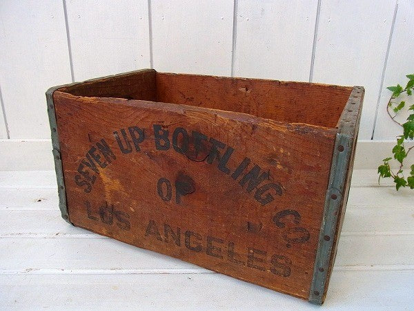 7UP セブンアップ・ヴィンテージ・ウッドボックス 木箱　USA