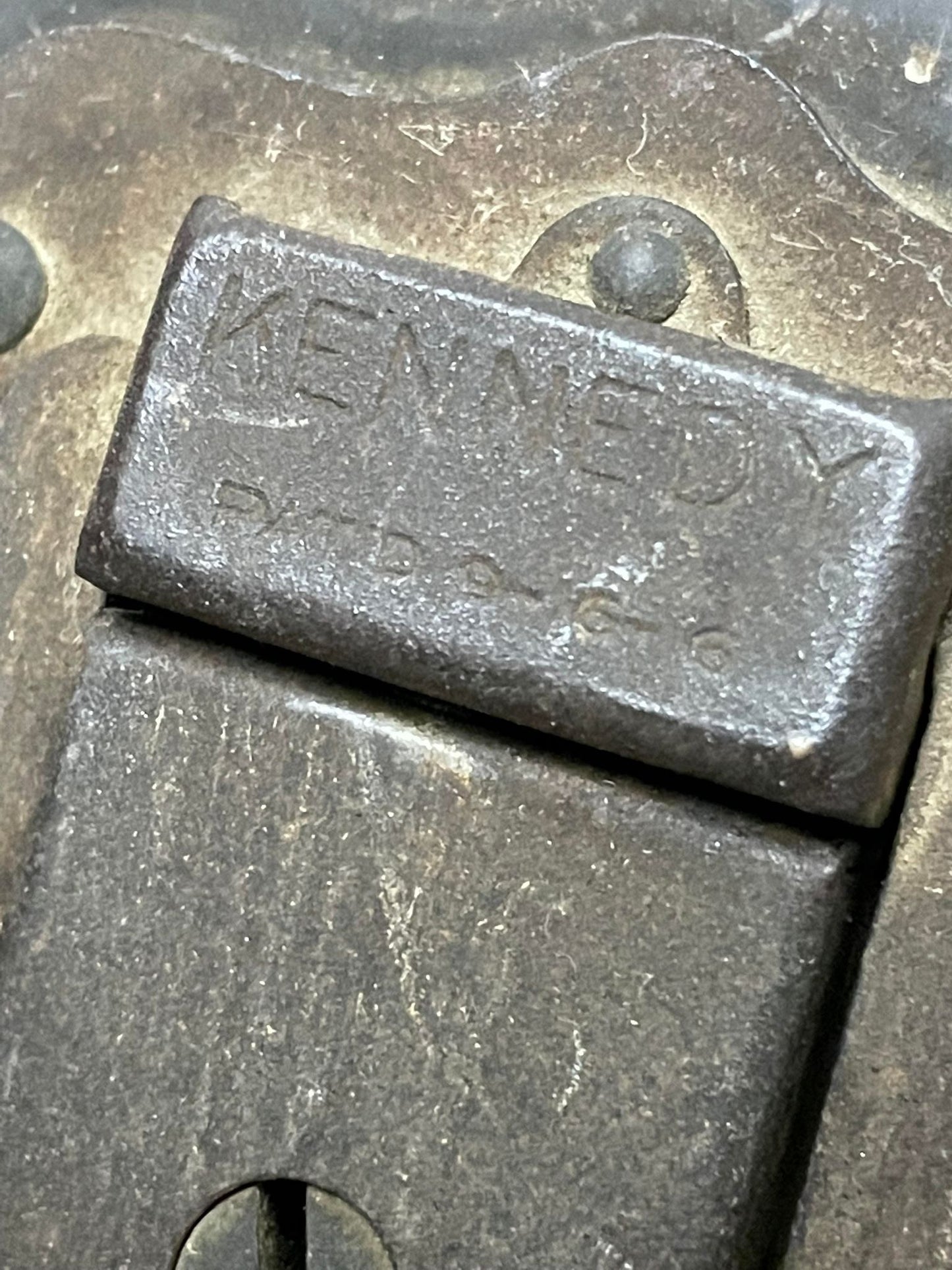 Kennedy Kits メタル製 ２段式 オールド OLD ヴィテージ ツールボックス 工具箱 ブラウンカラー USA