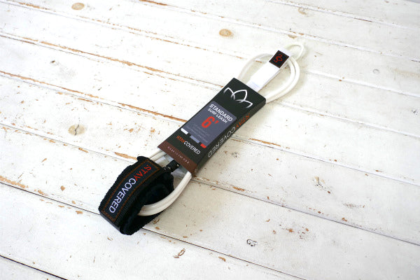 USA ステイカバード STAY COVERED カリフォルニア 6' STANDARD マットホワイト サーフィン リーシュコード USA