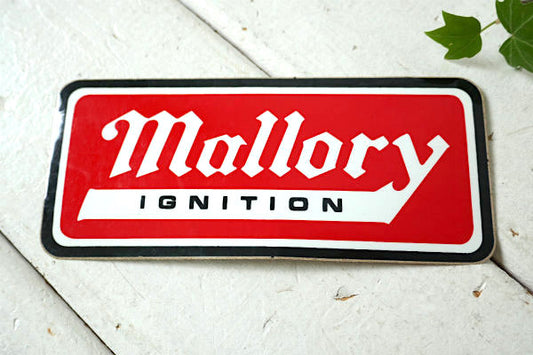 Mallory IGNITION マロリー イグニッション デッドストック ヴィンテージ ステッカー アメ車 モーターサイクル