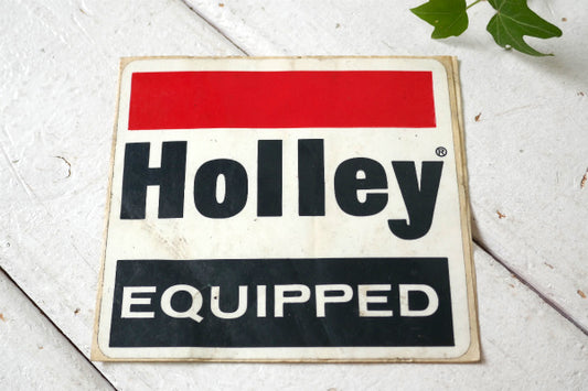 1960~1970's Holley EQUIPPED ホーリー デッドストック ヴィンテージ ステッカー キャブレター アメ車 USA
