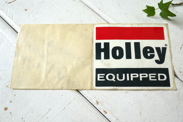1960~1970's Holley EQUIPPED ホーリー デッドストック ヴィンテージ ステッカー キャブレター アメ車 USA