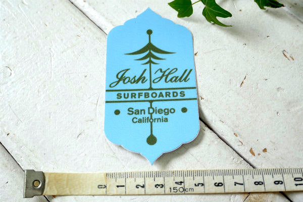 Josh Hall ジョシュホール サーフボード  カリフォルニア サンディエゴ 限定 ステッカー 水色