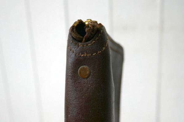 BELL SYSTEM PACIFIC TELEPHONE ベルシステム 電話会社 レザー製 アドバタイジング ヴィンテージ リングファイル 手帳 TALONジップ