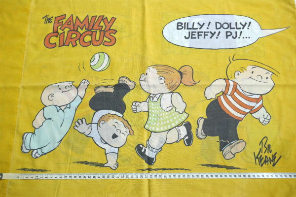 The Family Circus ファミリーサーカス アメコミ 60年代 ヴィンテージ USED ピローケース  枕カバー キャラクター USA