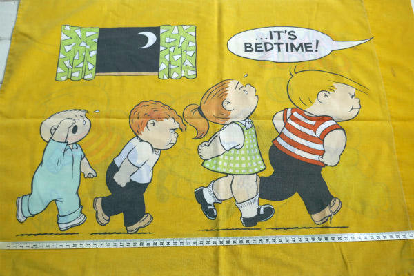 The Family Circus ファミリーサーカス アメコミ 60年代 ヴィンテージ USED ピローケース  枕カバー キャラクター USA