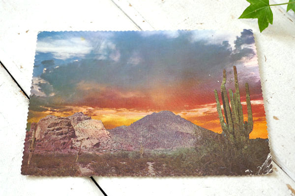 アリゾナ スコッツデール 日の出 サンライズ サボテン ヴィンテージ・ポストカード ハガキ・絵葉書・印刷物