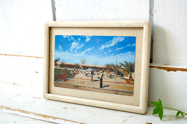 AAA トリプルエー LA MESITA LODGE 1950~1960s アリゾナ州  アメ車 当時   星条旗 フラッグ 風景 写真 ・ヴィンテージ・ポストカード ハガキ・絵葉書・印刷物