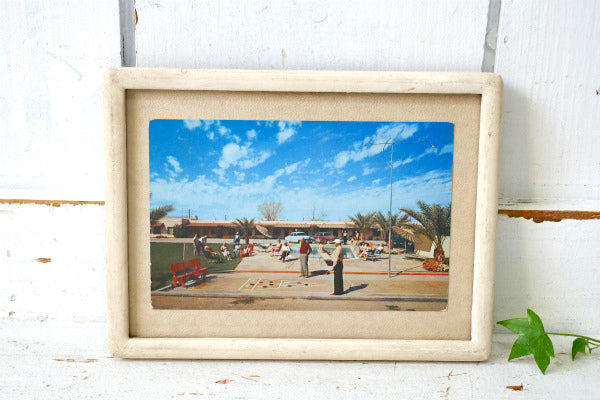 AAA トリプルエー LA MESITA LODGE 1950~1960s アリゾナ州  アメ車 当時   星条旗 フラッグ 風景 写真 ・ヴィンテージ・ポストカード ハガキ・絵葉書・印刷物