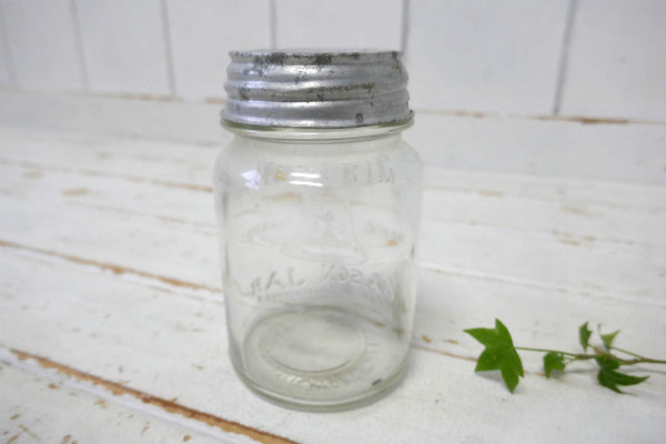 MISSION MASON  JAR California 1920's アンティーク メイソンジャー ガラス瓶 ガラスジャー 保存瓶 USA