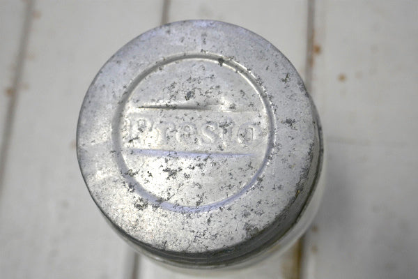 MISSION MASON  JAR California 1920's アンティーク メイソンジャー ガラス瓶 ガラスジャー 保存瓶 USA