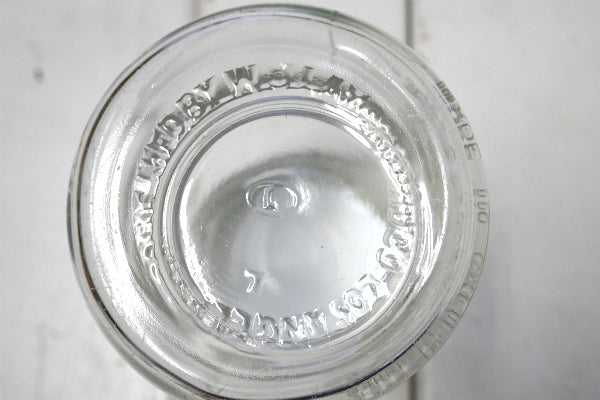 MISSION MASON  JAR California 1920's アンティーク メイソンジャー ガラス瓶 ガラスジャー 保存瓶 USA