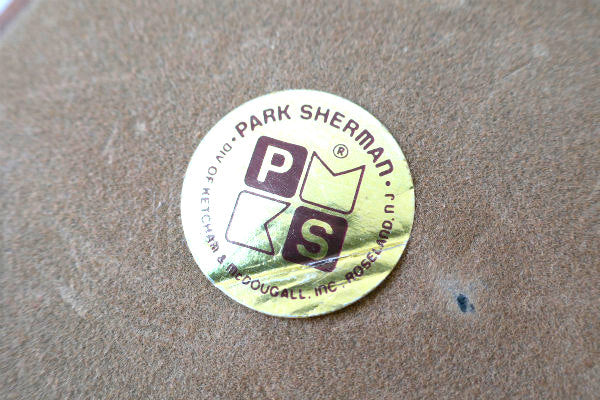 PARK SHERMAN パークシャーマン 木製×ゴールドメタル製 ヴィンテージ デスクカレンダー 卓上カレンダー ミッドセンチュリー USA