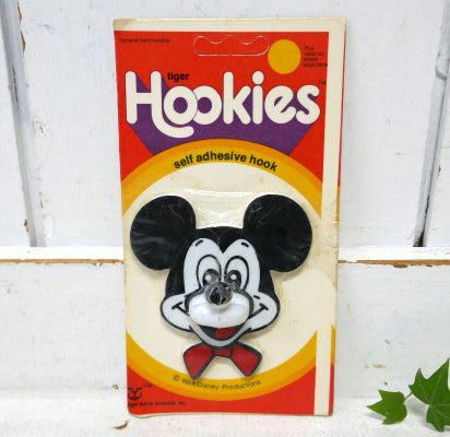 1977's ディズニー ミッキーマウス US デッドストック ヴィンテージ フック 壁掛けフック キャラクター
