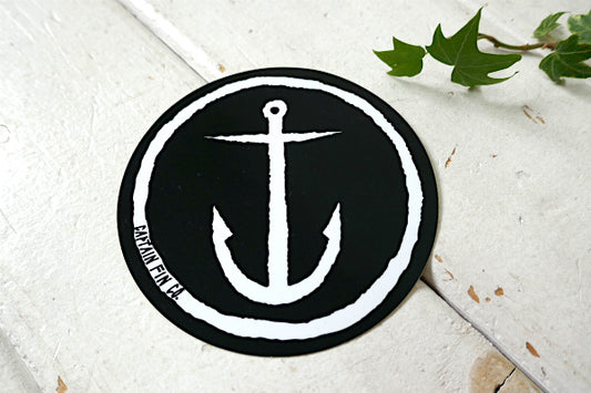 キャプテンフィン CAPTAIN FIN ステッカー Original Anchor 9㎝ カリフォルニア サーフブランド USA ミッチ・アブシャー