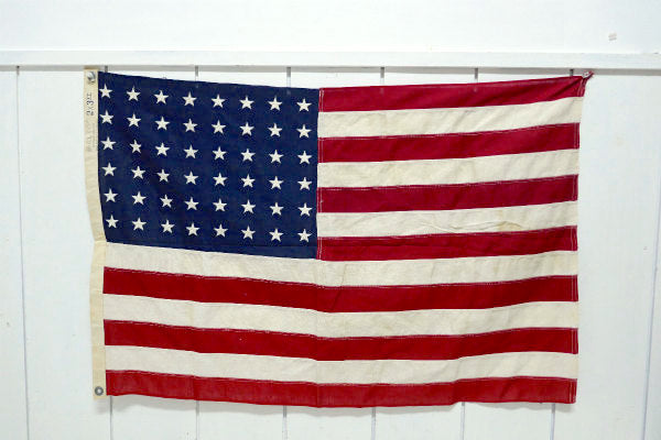 48スター BULL DOG 1912〜1959年 ヴィンテージ 星条旗 アメリカンフラッグ 旗 インテリア 壁飾り USAA サンフランシスコ