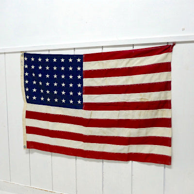 48スター BULL DOG 1912〜1959年 ヴィンテージ 星条旗 アメリカンフラッグ 旗 インテリア 壁飾り USAA サンフランシスコ