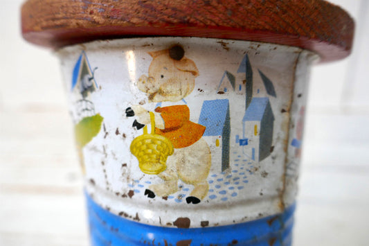 フィッシャープライス ミュージカルチャイム 3匹のこぶた 猫 牛 レトロ 1950's ヴィンテージ おもちゃ TOY オモチャ 玩具 USA ハンプティ ダンプティ