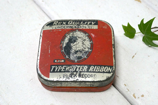 BLACKWELL WIELANDY CO アンティーク タイプライター OLD リボン缶 ティン缶 小さな缶 USA