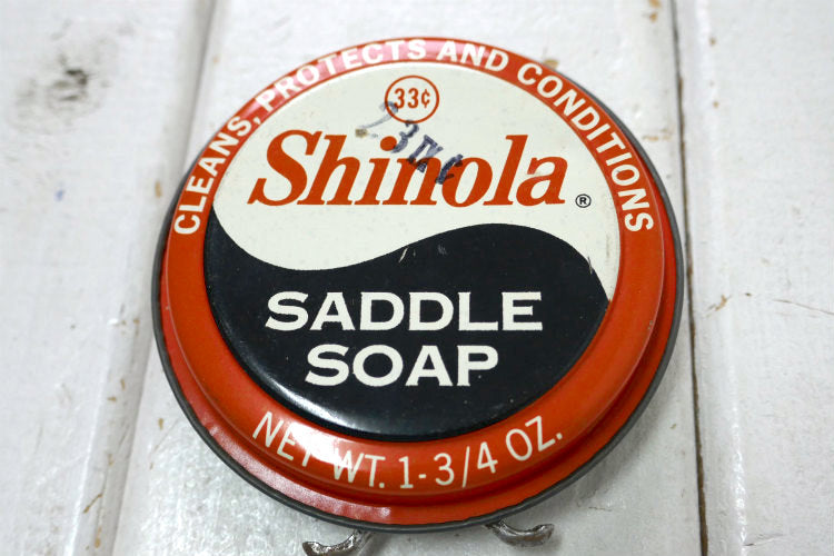 Sinola SADDLE SOAP サドルソープ 革製品 石鹸 ヴィンテージ ティン缶 小物入れ USA