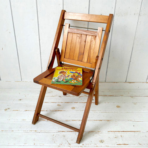 木製 子供用 折り畳み式 ヴィンテージ 子供イス フォールディングチェア チャイルドチェア キャンプ アウトドア USA