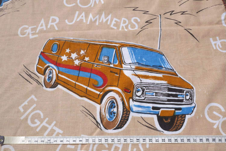 アメ車 トラック ジープ フリンジ付き レトロ ヴィンテージ ベッドスプレッド ベッドカバー 大判サイズ USA