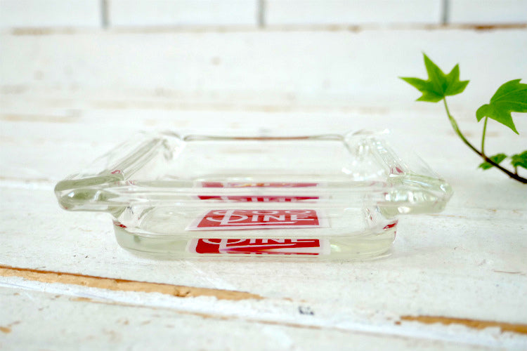 Soo Line スーライン 鉄道 ＄ ガラス製 アドバタイジング ヴィンテージ 灰皿 アシュトレイ USA