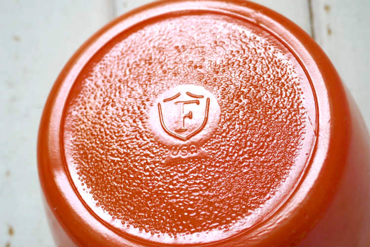 フェデラル FEDERAL GLASS オレンジ 橙 ミルクガラス製 ヴィンテージ シリアルボウル 食器 USA