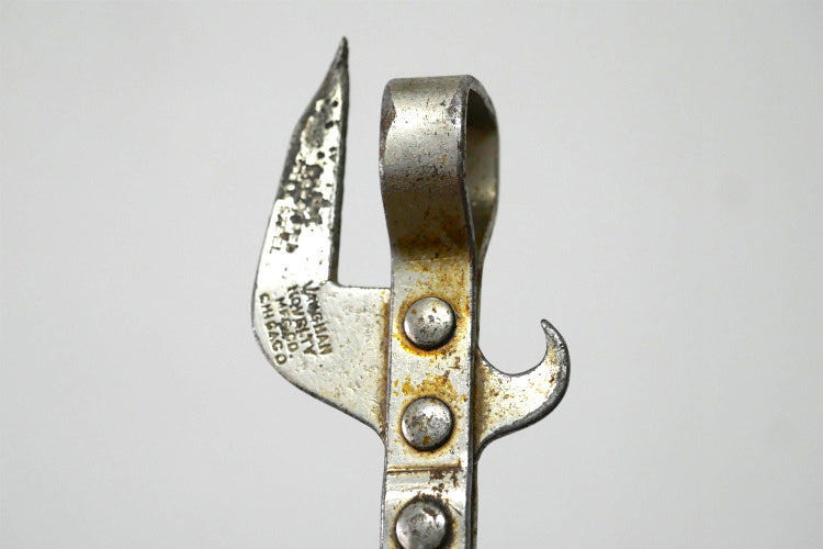 THE Vaughan  ノベルティ 1910's~ 1920's アンティーク＆ヴィンテージ ボトルオープナー 缶切り 栓抜き ワインオープナー USA